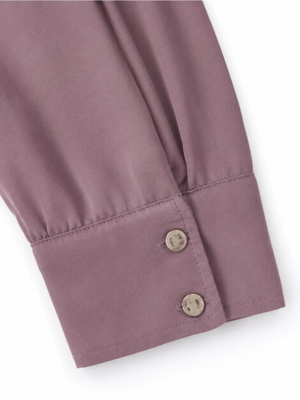 Abercrombie & Fitch Lavender Long Sleeve Blouse (Size M) - Picture 5 of 6